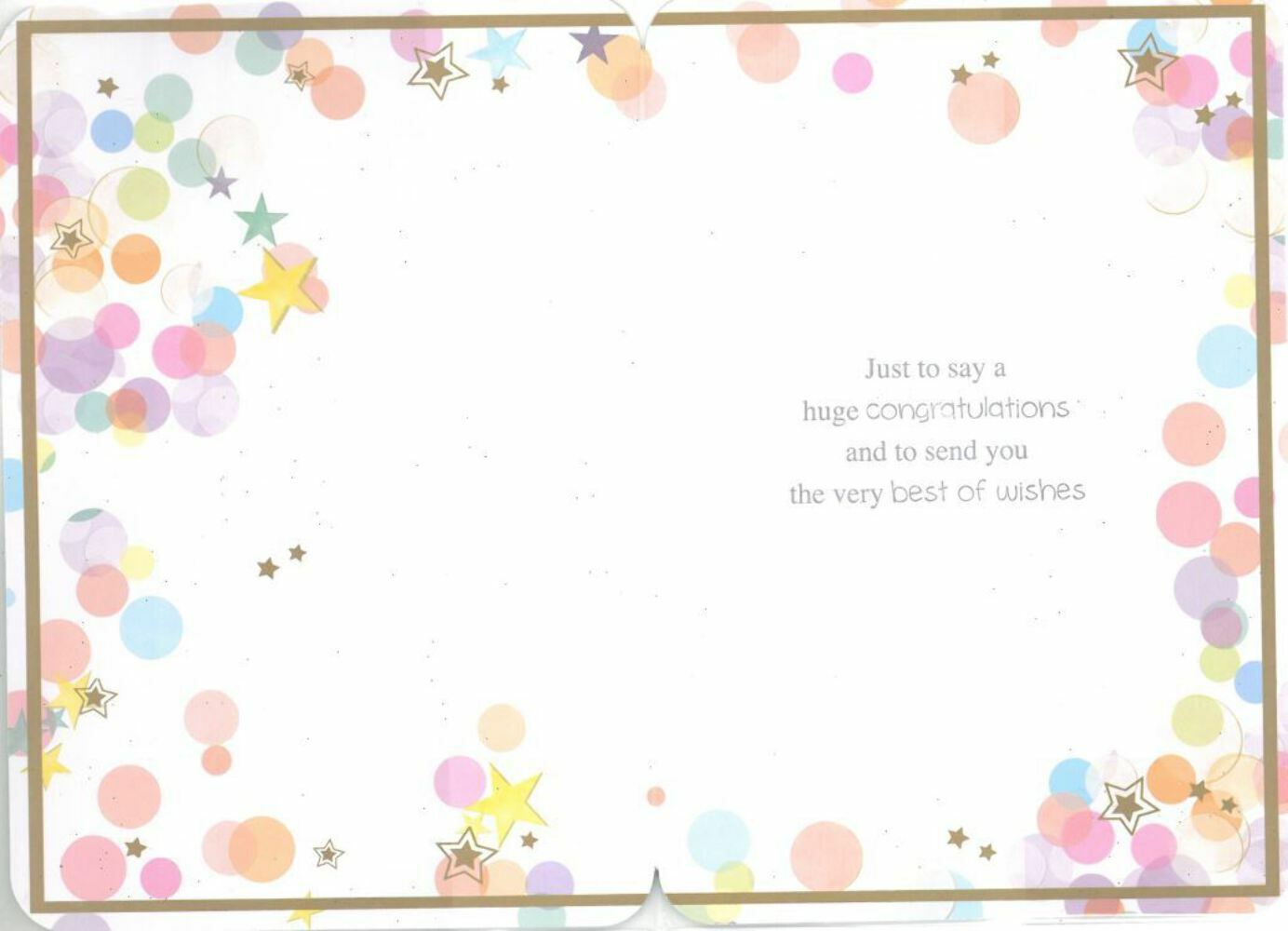 With Many Congrats Well Done (Greeting Card)