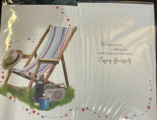 Have a Fantastic Birthday Unwind and Enjoy (Birthday Card / Greeting Card)