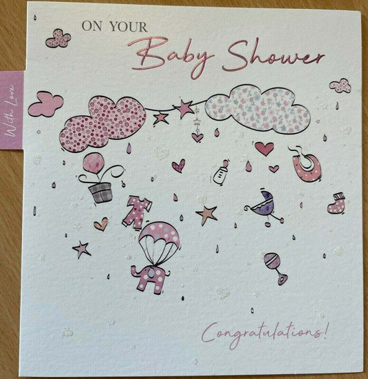 On Your Baby Shower - Congratulations (Greeting Card)