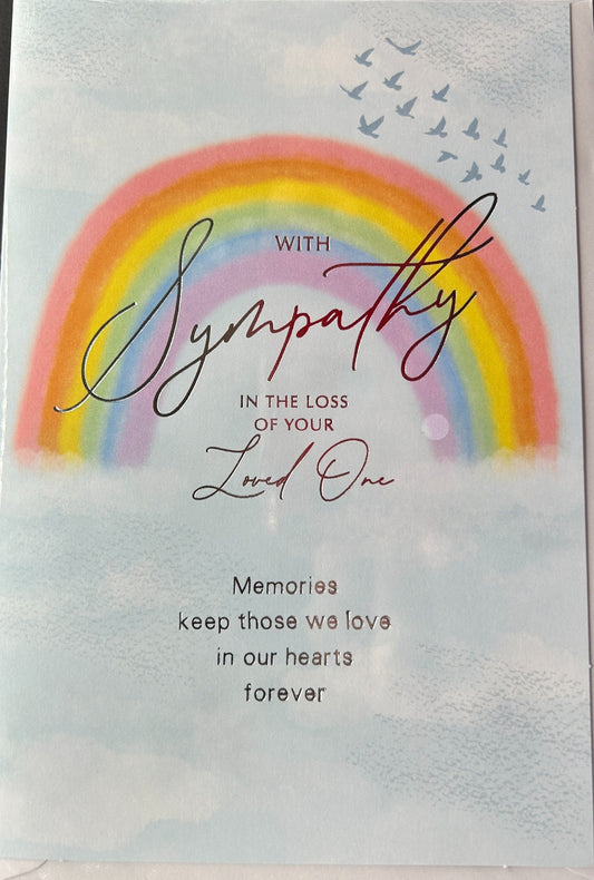 With Sympathy In the Loss of Your Loved One (Sympathy Greeting Card)