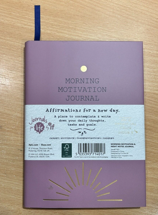 Double Sided Motivation / Thoughts Journal