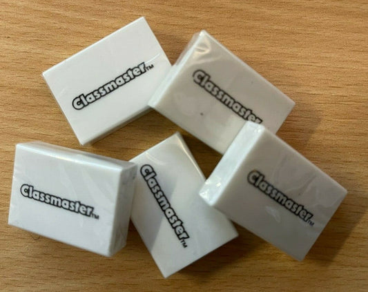 Classmaster Small Plastic Eraser x 5