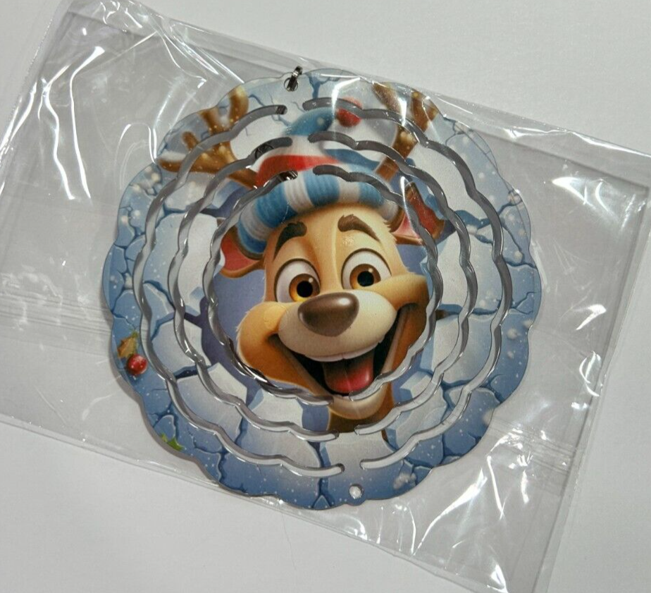 Christmas 10cm Wind Spinner - 6 Designs