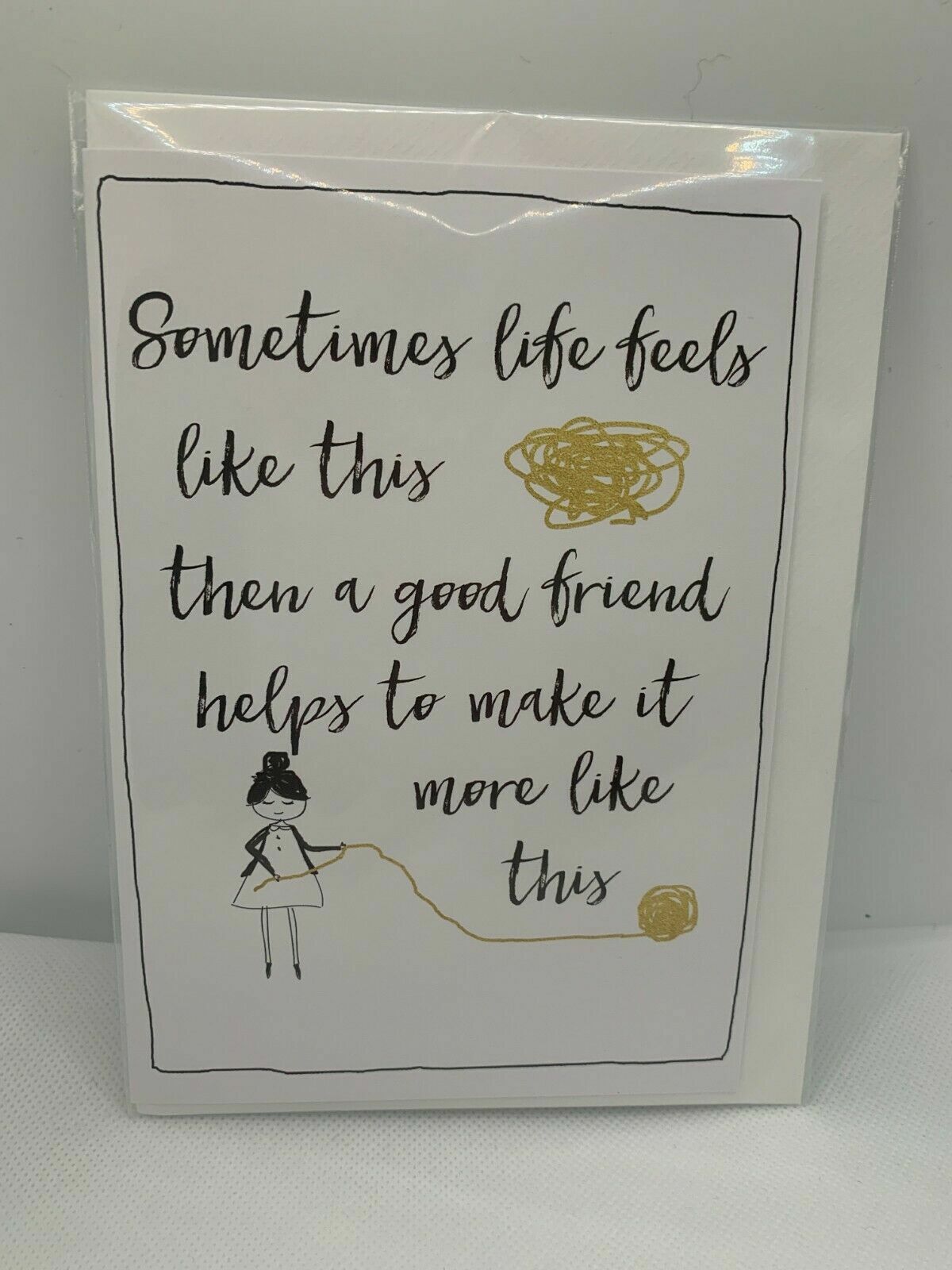 Uplifting good friend card ( Greeting Card )