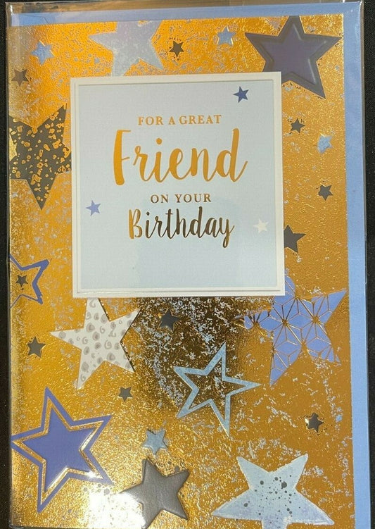 For a Great Friend on your Birthday (Birthday/Greeting Card)