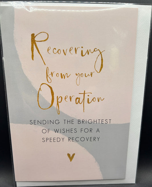 Recovering from your Operation (Greeting Card)