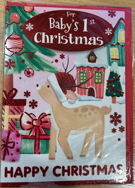 For Baby's 1st Christmas  (Christmas Greeting Card)