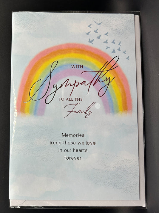 With Sympathy to all the Family (Greeting Card)