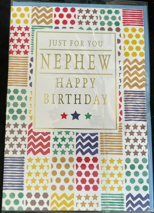Just for you Nephew Happy Birthday  (Greeting Card)
