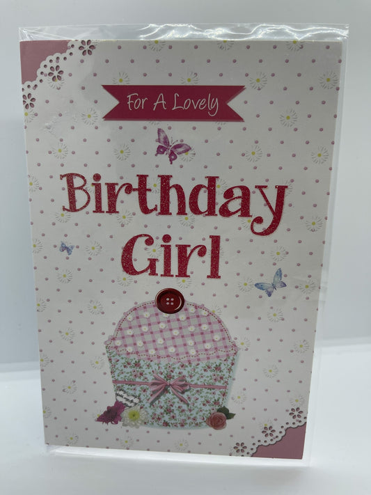 For a Lovely Birthday Girl (Birthday / Greeting Card)