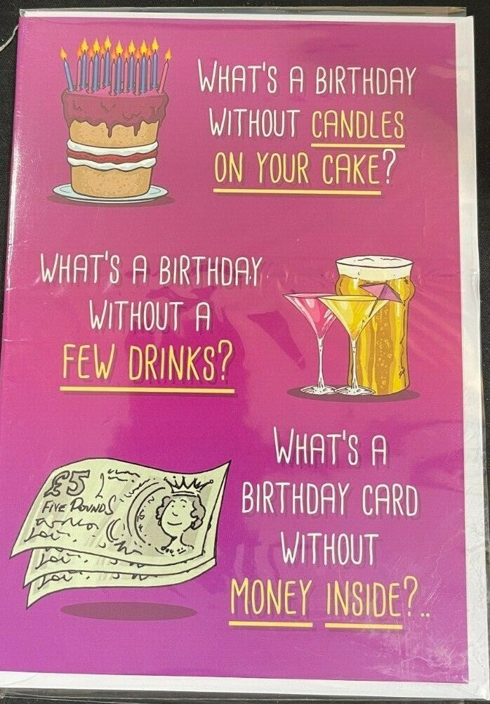 What's a Birthday Without Candles on your cake?  (Birthday Greeting Card)