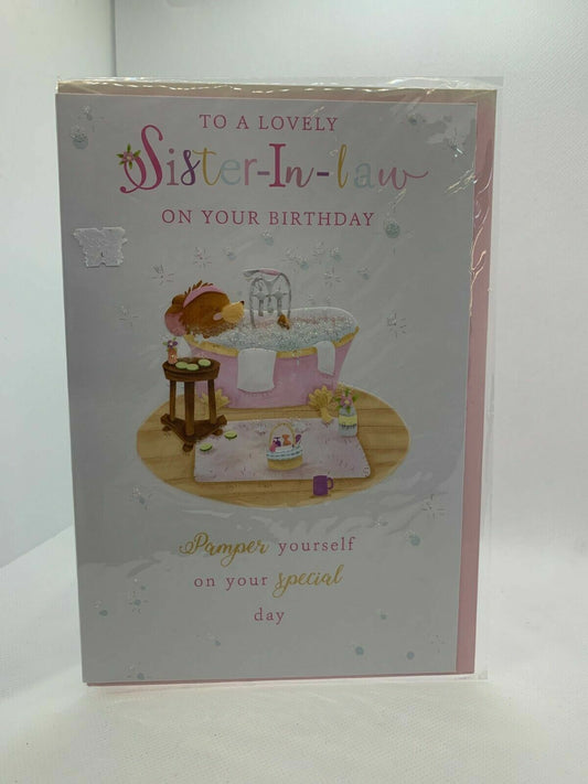 To A Lovely Sister in Law On Your Birthday (Birthday / Greeting Card)