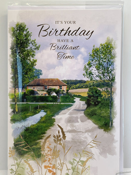 It's Your Birthday Have A Brilliant Time (Birthday Greeting Card)