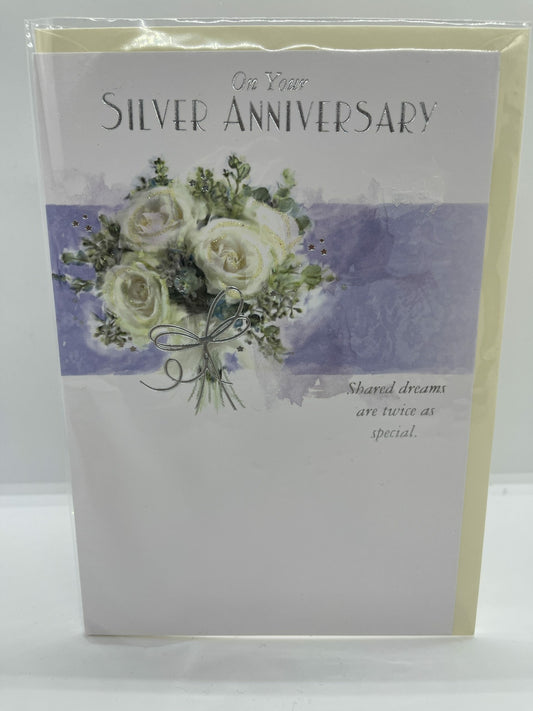 On Your Silver Anniversary (Greeting Card)