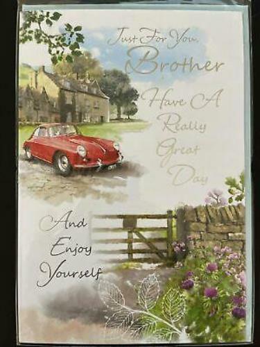 Just for you Brother Have a Really Great Day and Enjoy Yourself (Greeting Card)