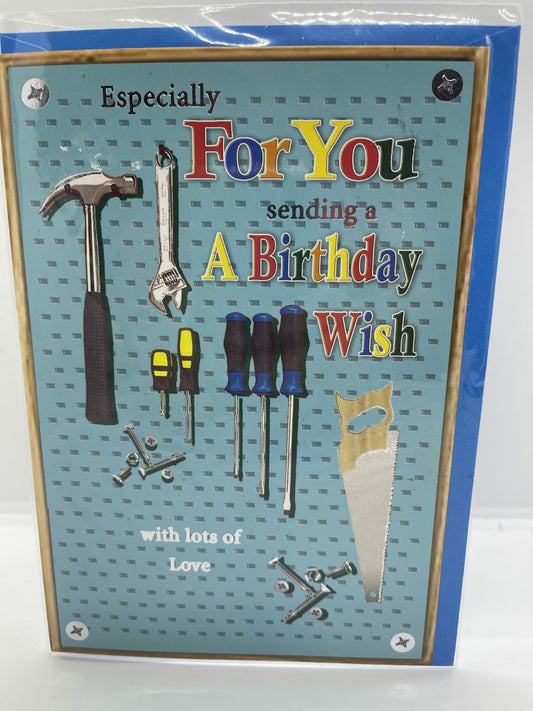 Especially For You Sending a Birthday Wish (Greeting / Birthday Card)