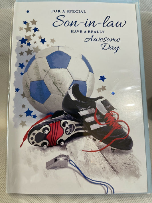 For a Special Son-in-Law Have a really awesome day (Birthday/Greeting Card)