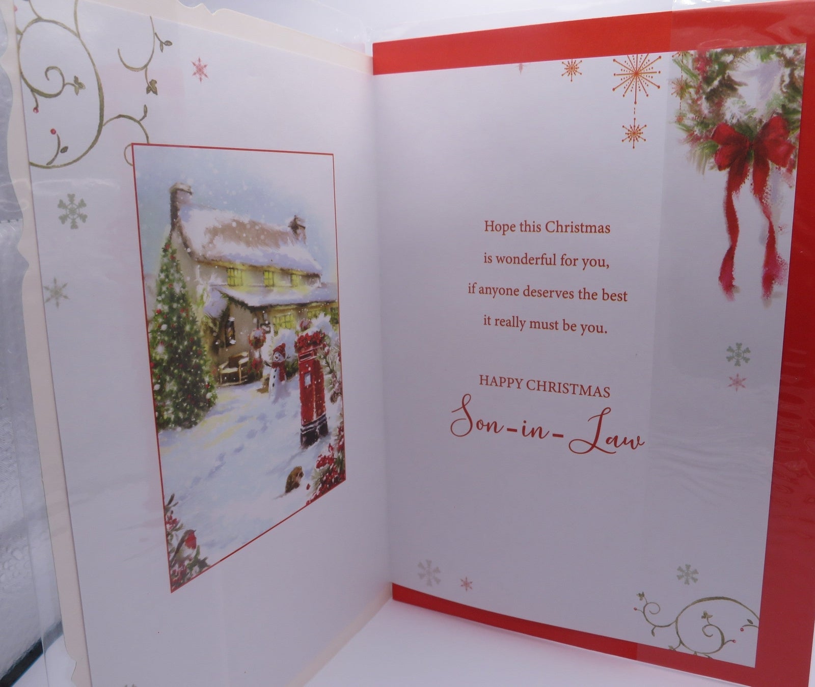 Merry Christmas Son-in-Law (Christmas Greeting C