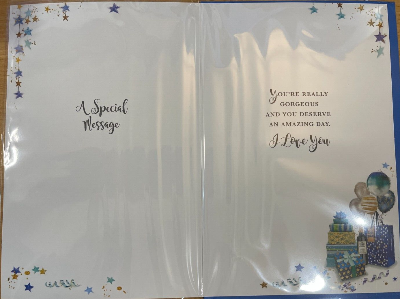With Love to My Husband Have a Happy Birthday  (Larger Birthday Greeting Card)