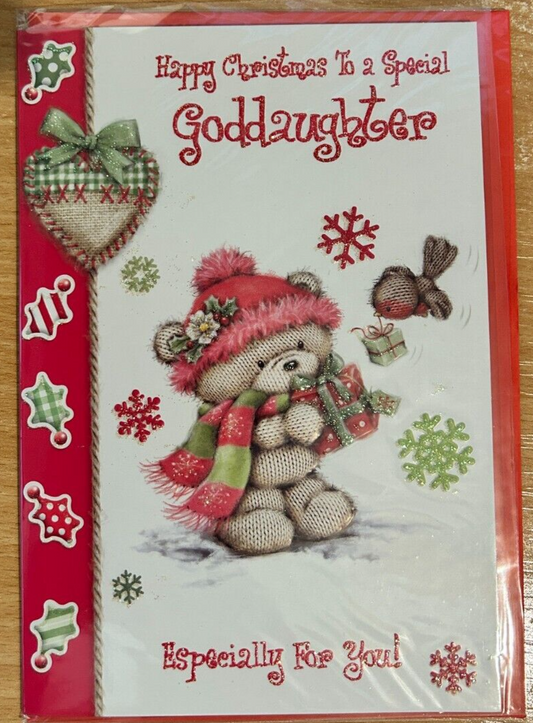 Happy Christmas to a Special Goddaughter  (Christmas Greeting Card)