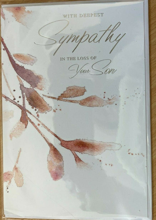 With Deepest Sympathy In the Loss of Your Son (Sympathy / Greeting Card)