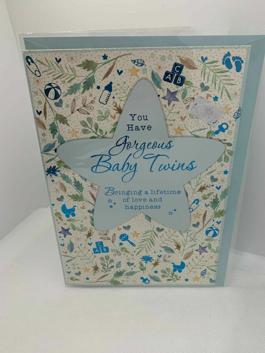 gorgeous baby twins  (Greeting Card)