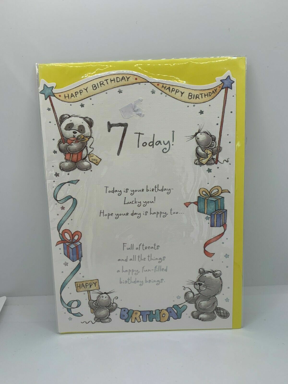 7 Today!  (Birthday Card / Greeting Card)