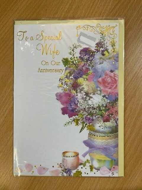 To a Special Wife On Our Anniversary (Greeting Card)
