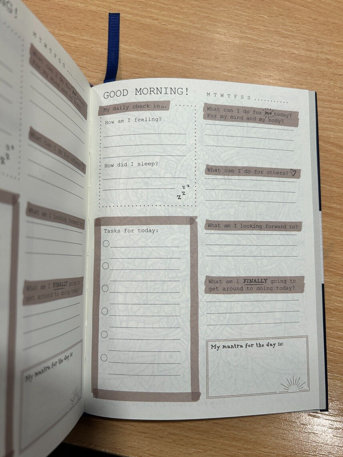 Double Sided Motivation / Thoughts Journal