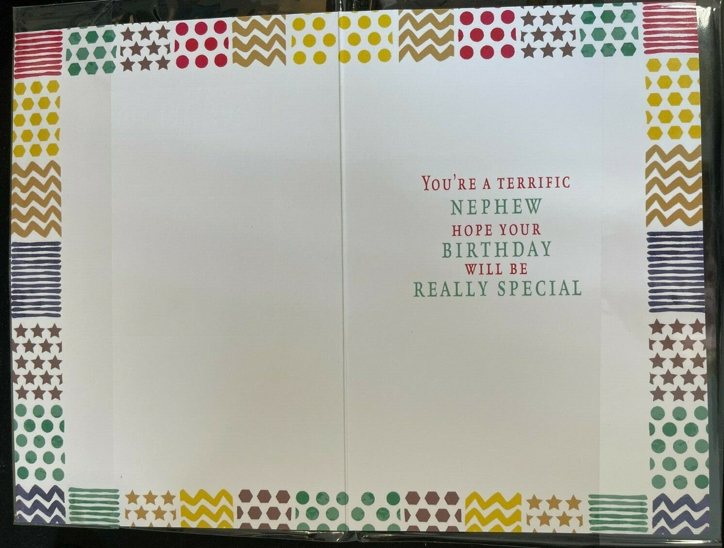 Just for you Nephew Happy Birthday  (Greeting Card)