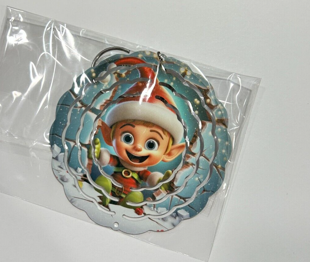 Christmas 10cm Wind Spinner - 6 Designs