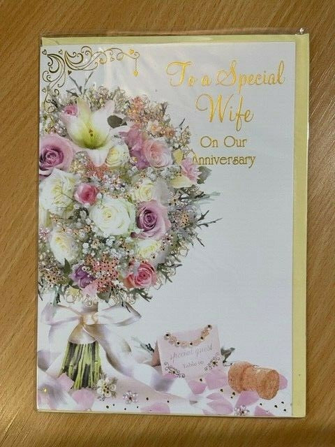 To a Special Wife On Our Anniversary (Greeting Card)