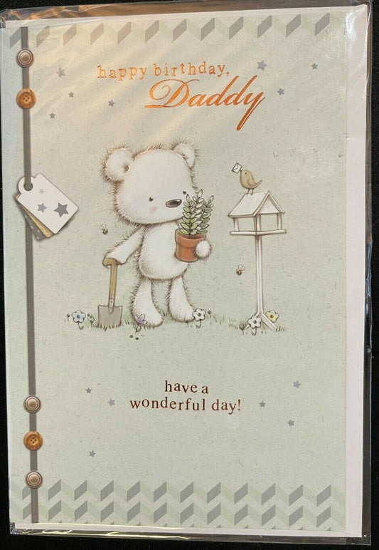 Happy Birthday Daddy Have a Wonderful Day! (Birthday Card / Greeting Card)